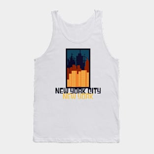 New York City Skyline T-Shirt Tank Top